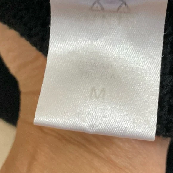 UNIF BLACK KNIT CUT OUT BACK DRESS, MEDIUM - Picture 7 of 7